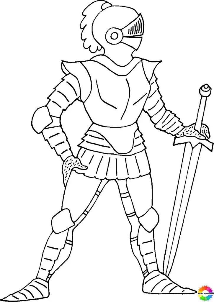 Ritter Ausmalbilder Zum Ausdrucken: Kleurplaat Coloriage Ridder Toernooi Ritter Colorear Turnier Colorare Malvorlage Caballero Cheval Clifford Cavalliere Torneo Combatte Chevalier Tournoi Coloring Fer Coloriages