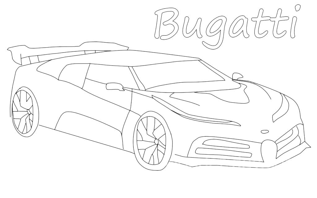 ausmalbilderkinder.de – Ausmalbilder Bugatti 11