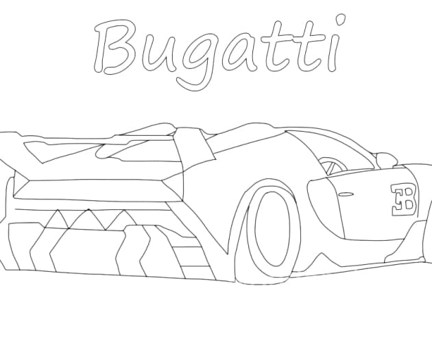 ausmalbilderkinder.de – Ausmalbilder Bugatti 12
