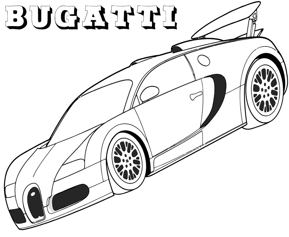 ausmalbilderkinder.de – Ausmalbilder Bugatti 14