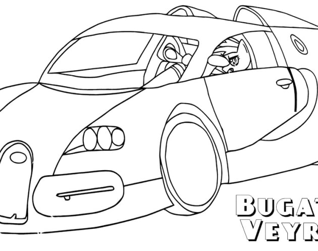 ausmalbilderkinder.de – Ausmalbilder Bugatti 22