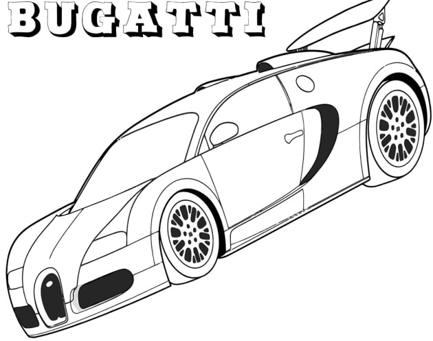 ausmalbilderkinder.de – Ausmalbilder Bugatti 24