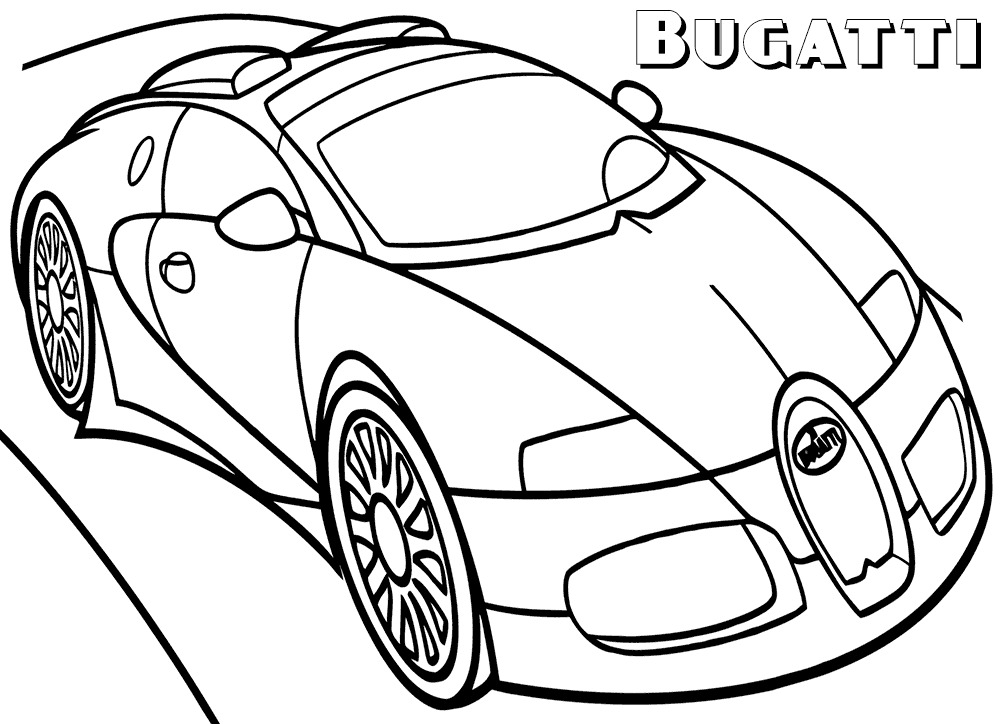 ausmalbilderkinder.de – Ausmalbilder Bugatti 27