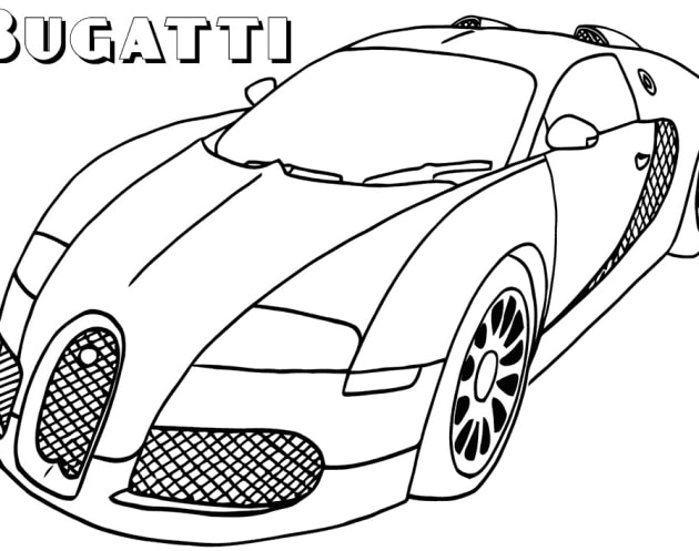 ausmalbilderkinder.de – Ausmalbilder Bugatti 28