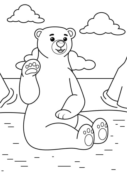 ausmalbilderkinder.de – Ausmalbilder Eisbären 10