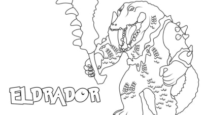 Eldrador ausmalbilder - Neueste Monster-Kollektion