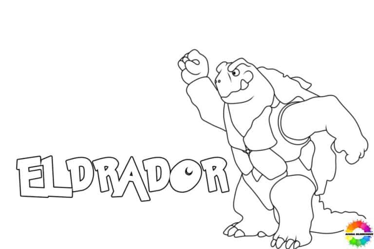  19+ Eldrador ausmalbilder - Neueste Monster-Kollektion Bildidee 
