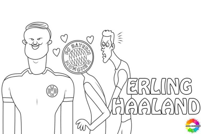 17+ Erling Haaland ausmalbilder - Berühmter Fußballspieler