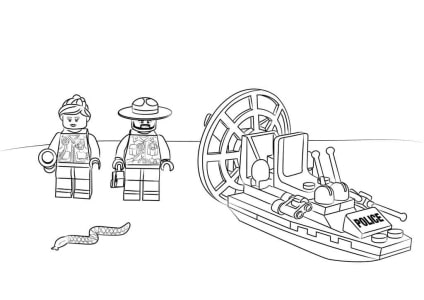 lego city undercover coloring pages