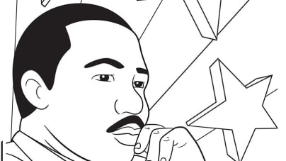 Martin Luther King coloring pages - MLK - High Quality