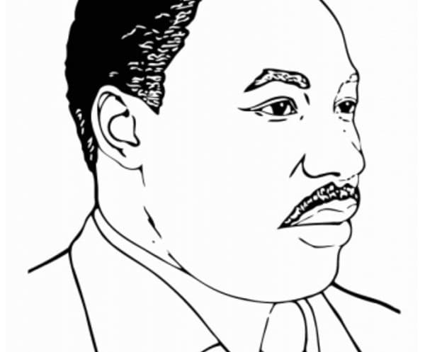 ausmalbilderkinder.de – Ausmalbilder Martin Luther King 08