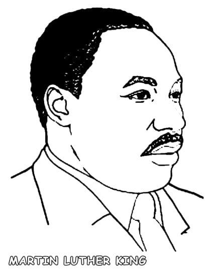 ausmalbilderkinder.de – Ausmalbilder Martin Luther King 12