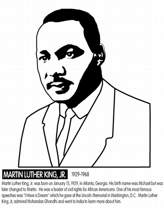 ausmalbilderkinder.de – Ausmalbilder Martin Luther King 21