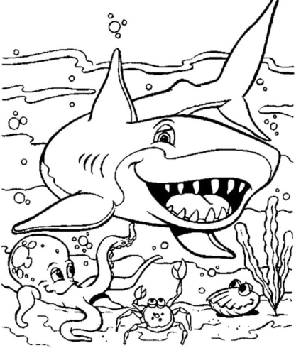 ausmalbilderkinder.de – Ausmalbilder Unterwasserwelt 25
