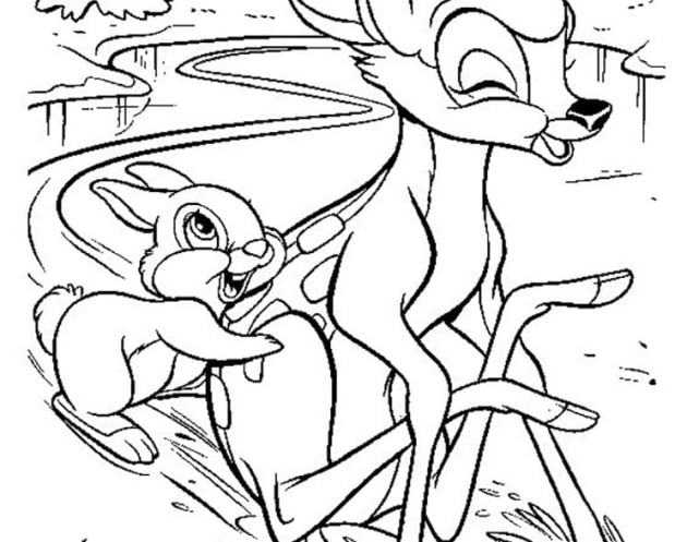 ausmalbilderkinder.de – Ausmalbilder Bambi 19