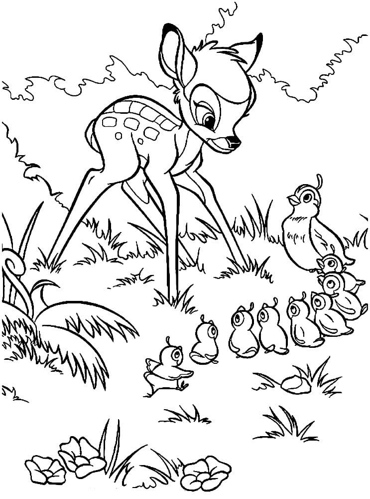 ausmalbilderkinder.de – Ausmalbilder Bambi 25