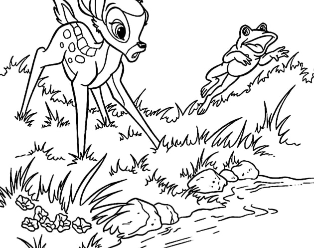 ausmalbilderkinder.de – Ausmalbilder Bambi 33