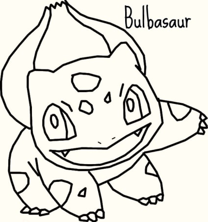 ausmalbilderkinder.de – Ausmalbilder Bulbasaur 05
