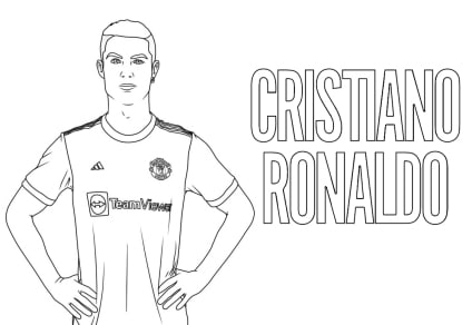 ausmalbilderkinder.de – Ausmalbilder Cristiano Ronaldo 02