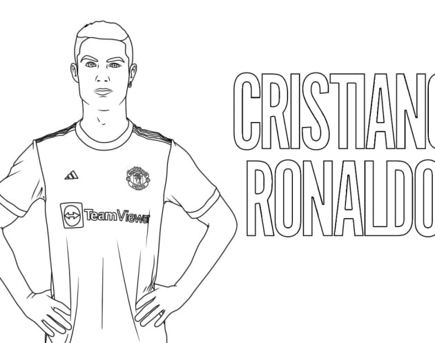 ausmalbilderkinder.de – Ausmalbilder Cristiano Ronaldo 02