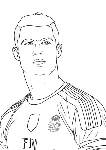 ausmalbilderkinder.de – Ausmalbilder Cristiano Ronaldo 05