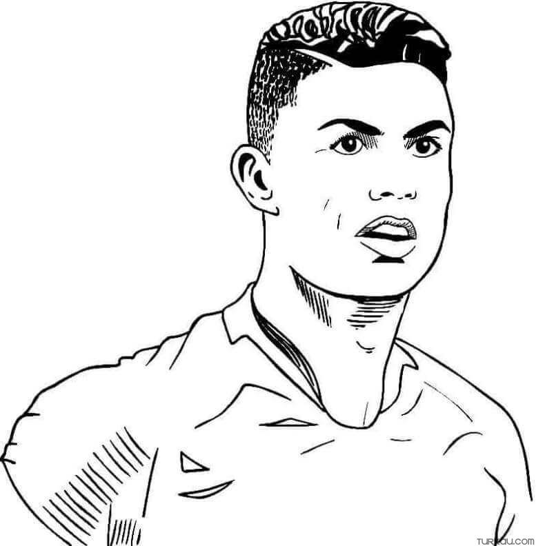 ausmalbilderkinder.de – Ausmalbilder Cristiano Ronaldo 09