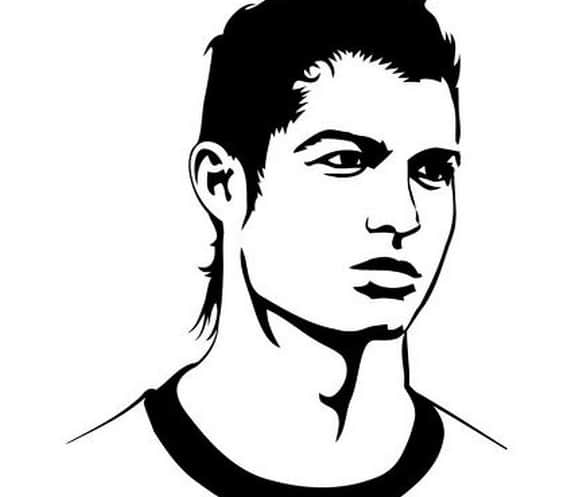 ausmalbilderkinder.de – Ausmalbilder Cristiano Ronaldo 10