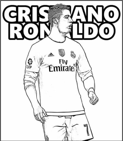 ausmalbilderkinder.de – Ausmalbilder Cristiano Ronaldo 24