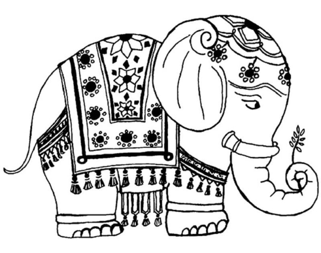 ausmalbilderkinder.de – Ausmalbilder Elefant 03