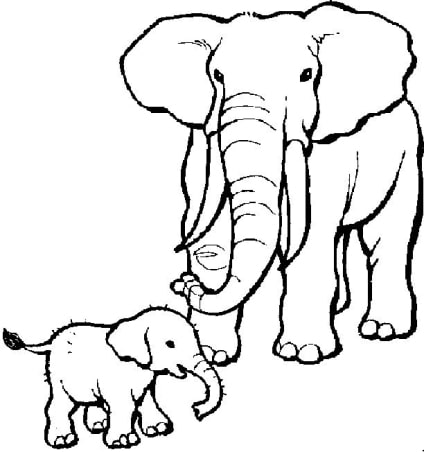 ausmalbilderkinder.de – Ausmalbilder Elefant 05