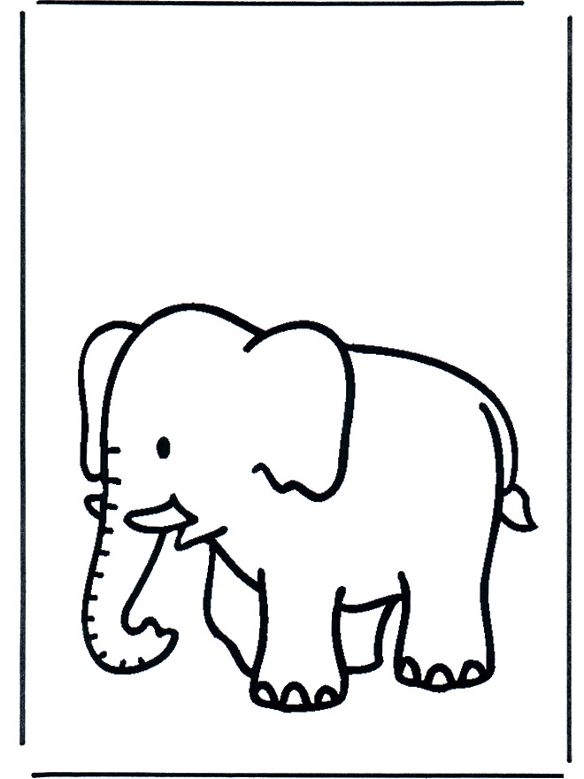 ausmalbilderkinder.de – Ausmalbilder Elefant 06