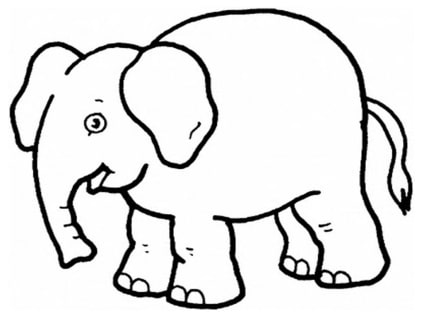 ausmalbilderkinder.de – Ausmalbilder Elefant 17