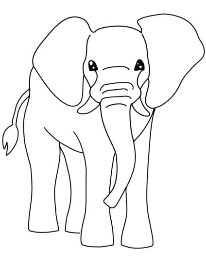 ausmalbilderkinder.de – Ausmalbilder Elefant 29
