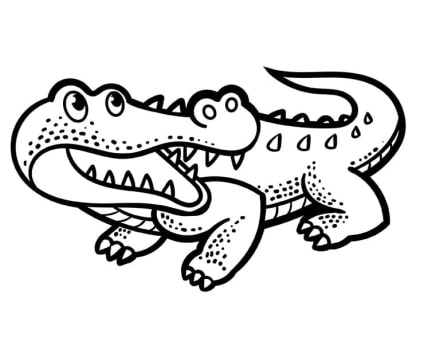 ausmalbilderkinder.de – Ausmalbilder Krokodil 12