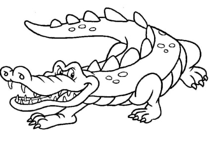 ausmalbilderkinder.de – Ausmalbilder Krokodil 16