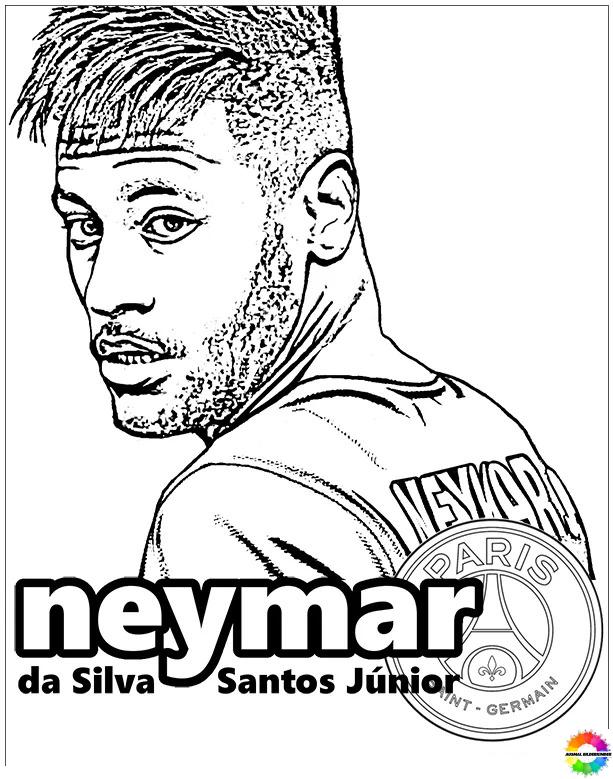 ausmalbilderkinder.de – Ausmalbilder Neymar 12
