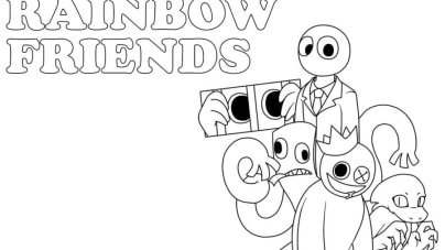 ausmalbilderkinder.de – Ausmalbilder Rainbow Friends 01