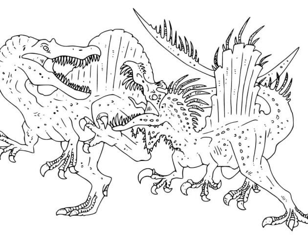 ausmalbilderkinder.de – Ausmalbilder Spinosaurus 15