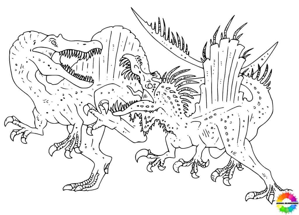ausmalbilderkinder.de – Ausmalbilder Spinosaurus 15
