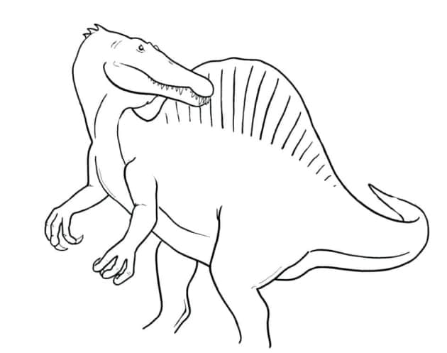 ausmalbilderkinder.de – Ausmalbilder Spinosaurus 18