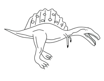 ausmalbilderkinder.de – Ausmalbilder Spinosaurus 19