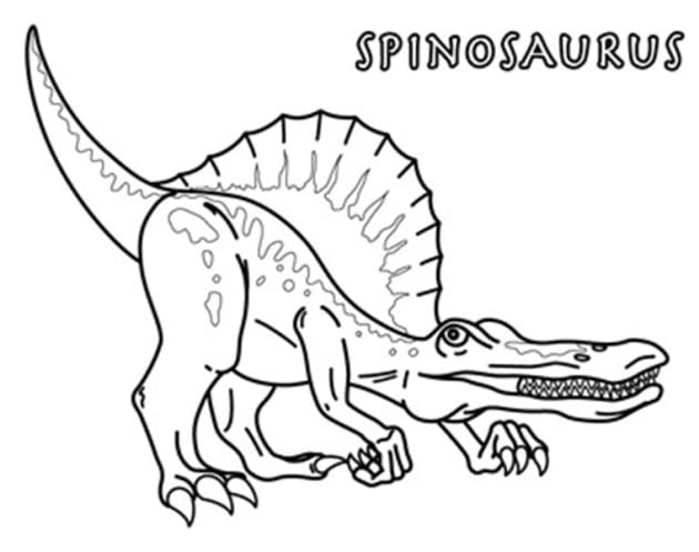 ausmalbilderkinder.de – Ausmalbilder Spinosaurus 23