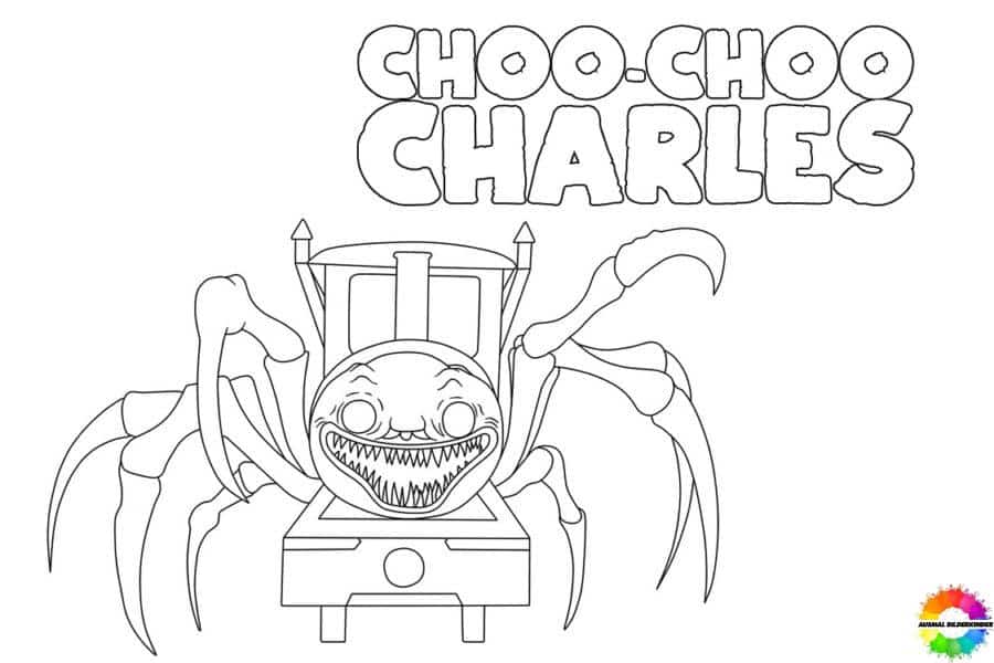 Dibujos de Choo-Choo Charles Imprimible para Colorear para Colorear, Pintar  e Imprimir 