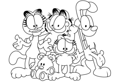 Garfield-Ausmalbilder-ausmalbilderkinder.de-04