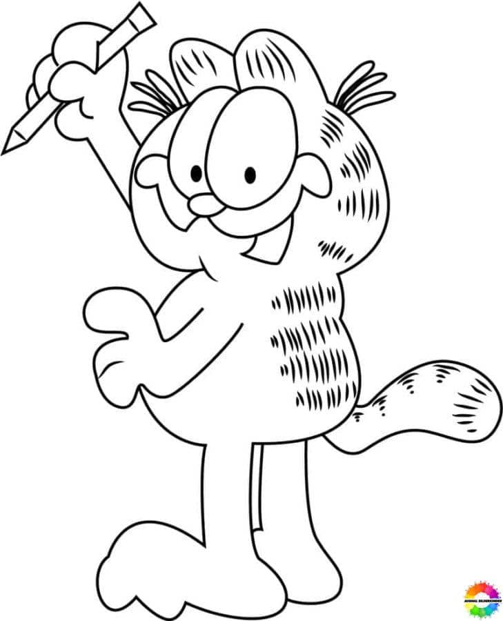 Garfield-Ausmalbilder-ausmalbilderkinder.de-49