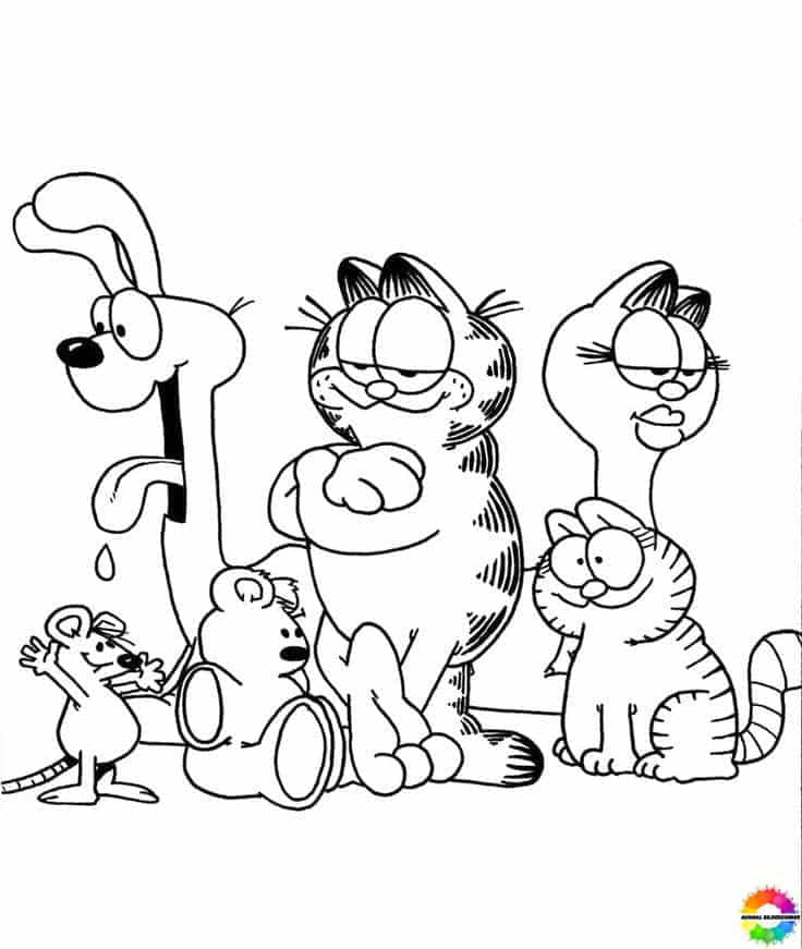Garfield-Ausmalbilder-ausmalbilderkinder.de-51