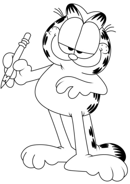 Garfield-Ausmalbilder-ausmalbilderkinder.de-57