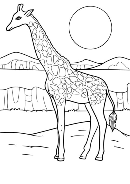 Giraffe-Ausmalbilder-ausmalbilderkinder.de-08