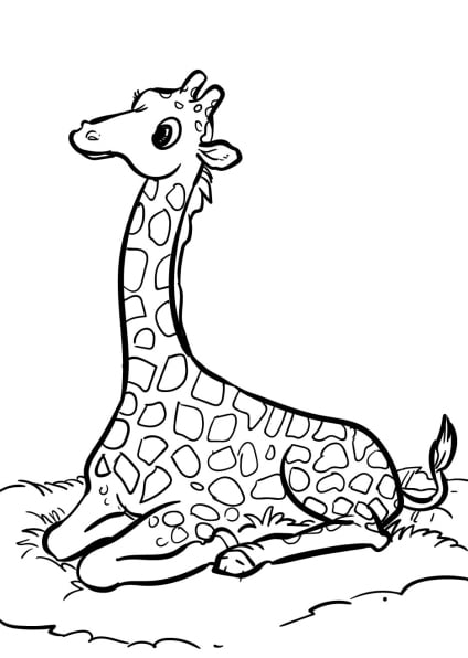 Giraffe-Ausmalbilder-ausmalbilderkinder.de-15