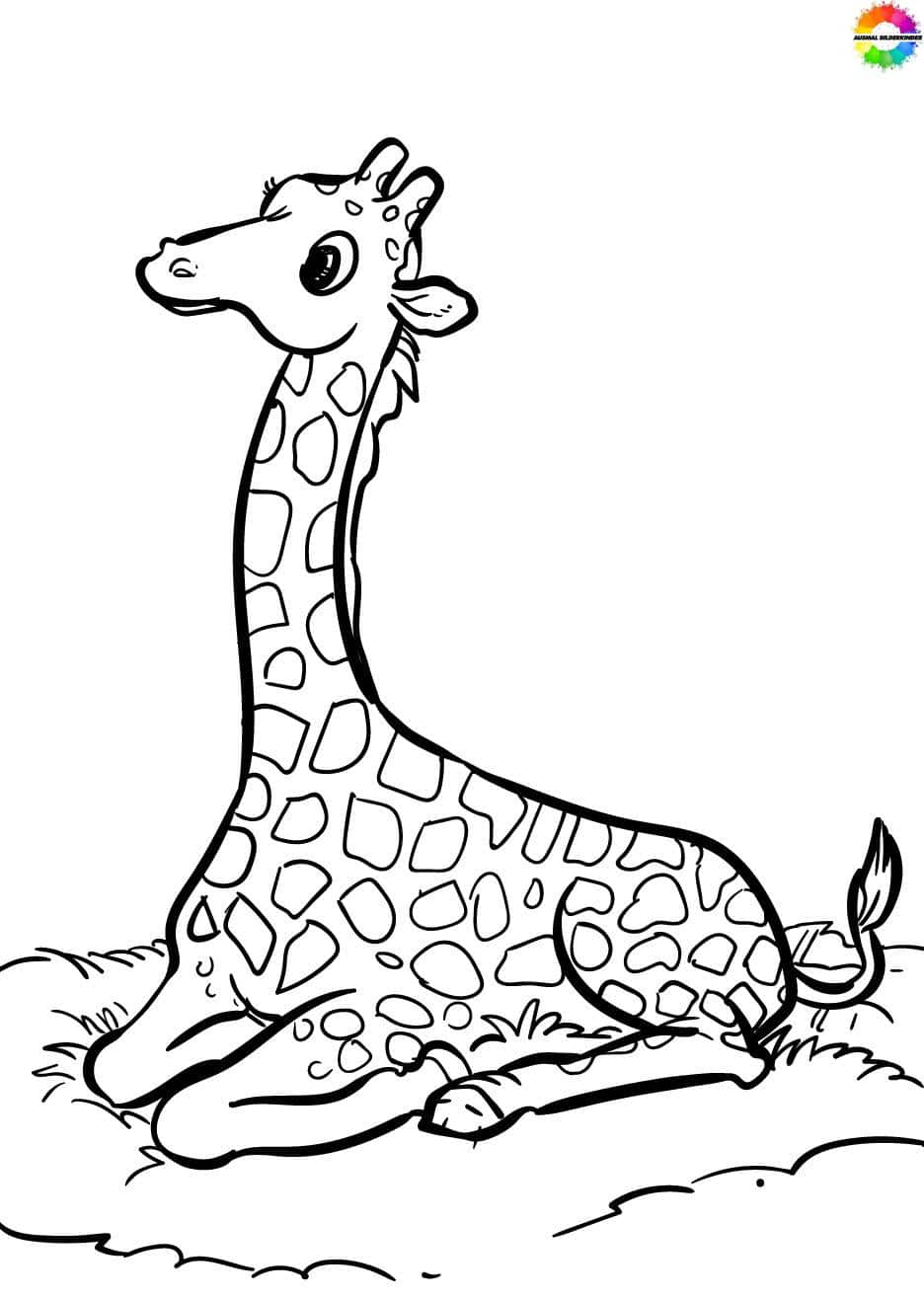 Giraffe-Ausmalbilder-ausmalbilderkinder.de-15
